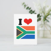 Zuid-Afrikaanse vlag Briefkaart (Staand voorkant)