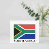 Zuid-Afrikaanse vlag Briefkaart (Staand voorkant)
