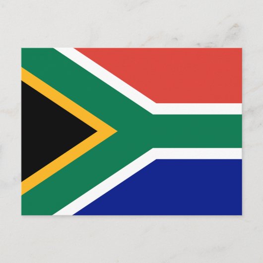 Zuid-Afrikaanse vlag Briefkaart (Voorkant)