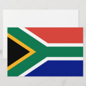 Zuid-Afrikaanse vlag Briefpapier (Voorkant / Achterkant)