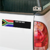 Zuid-Afrikaanse vlag Bumpersticker (Op Truck)