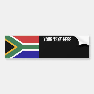 Zuid-Afrikaanse vlag Bumpersticker