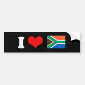 Zuid-Afrikaanse vlag Bumpersticker (Voorkant)