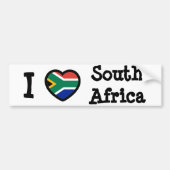 Zuid-Afrikaanse vlag Bumpersticker (Voorkant)