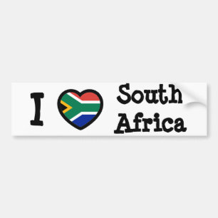 Zuid-Afrikaanse vlag Bumpersticker