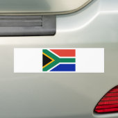 Zuid-Afrikaanse vlag Bumpersticker (Op auto)