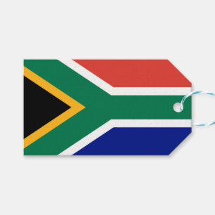 Zuid-Afrikaanse vlag Cadeaulabel