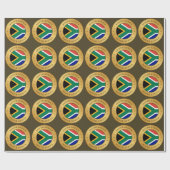 Zuid-Afrikaanse vlag Cadeaupapier (Vlak)