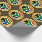 Zuid-Afrikaanse vlag Cadeaupapier (Hoek)
