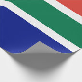 Zuid-Afrikaanse vlag Cadeaupapier (Hoek)
