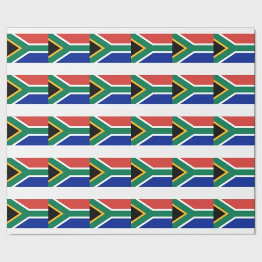 Zuid-Afrikaanse vlag Cadeaupapier (Zoom)