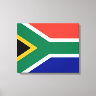 Zuid-Afrikaanse vlag Canvas Afdruk