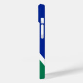 Zuid-Afrikaanse vlag Case-Mate iPhone Case (Achterkant / Links)