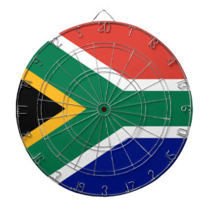 Zuid-Afrikaanse vlag Dartbord