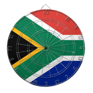 Zuid-Afrikaanse vlag Dartbord
