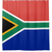 Zuid-Afrikaanse vlag Douchegordijn (Voorkant)