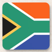 Zuid-Afrikaanse vlag Drankjes Onderzetter (Voorkant)