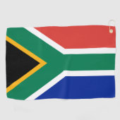 Zuid-Afrikaanse vlag en sport Golfhanddoek (Horizontaal)
