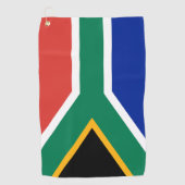 Zuid-Afrikaanse vlag en sport Golfhanddoek (Voorkant)