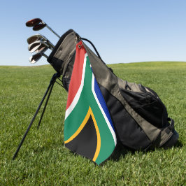 Zuid-Afrikaanse vlag en sport Golfhanddoek
