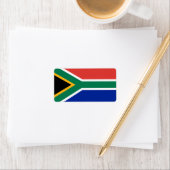 Zuid-Afrikaanse vlag Etiket (Insitu)
