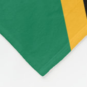 Zuid-Afrikaanse vlag Fleece Deken (Hoek)