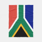 Zuid-Afrikaanse vlag Fleece Deken (Voorkant)