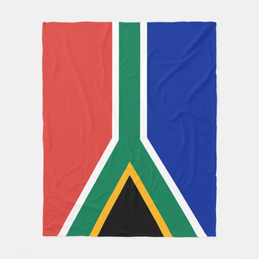 Zuid-Afrikaanse vlag Fleece Deken (Voorkant)