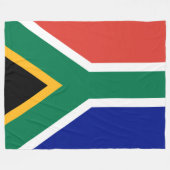 Zuid-Afrikaanse vlag Fleece Deken (Voorkant (Horizontaal))