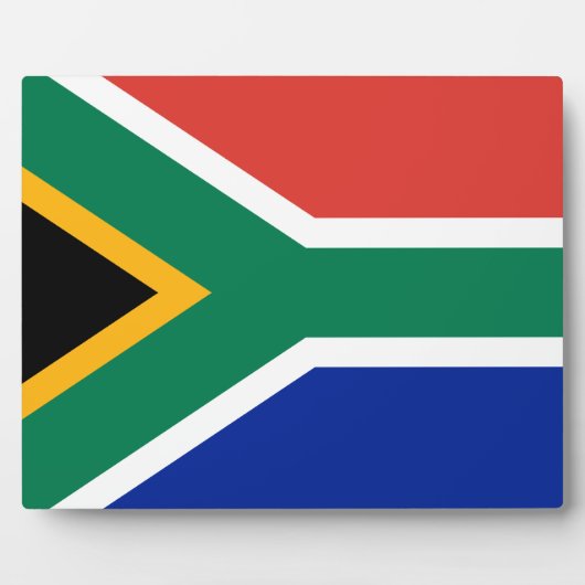 Zuid-Afrikaanse vlag Fotoplaat (Voorkant)