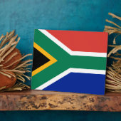 Zuid-Afrikaanse vlag Fotoplaat (Zijkant)
