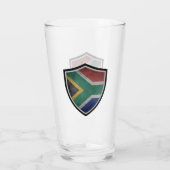 Zuid-Afrikaanse vlag Glas (Achterkant)