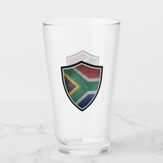 Zuid-Afrikaanse vlag Glas (Achterkant)