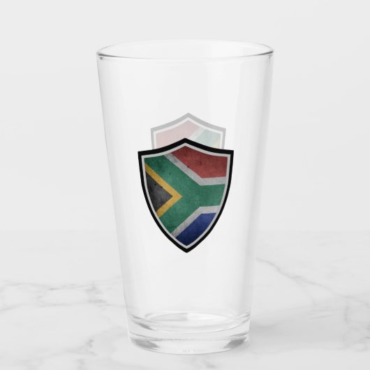 Zuid-Afrikaanse vlag Glas (Voorkant)