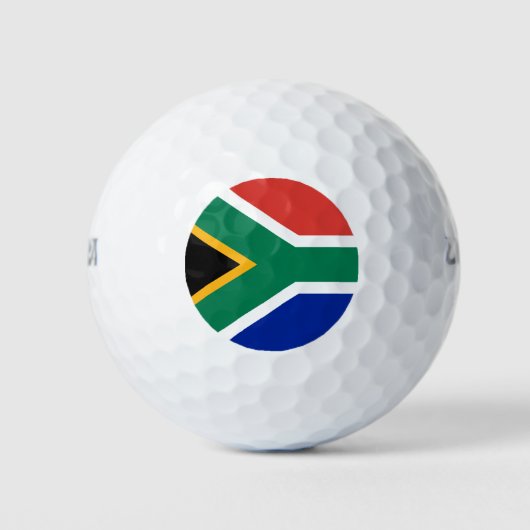 Zuid-Afrikaanse vlag Golfballen (Voorkant)
