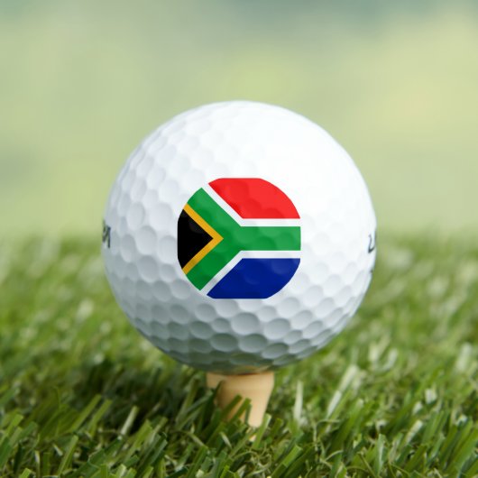Zuid-Afrikaanse vlag Golfballen (Insitu Shirt)