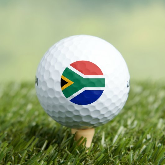 Zuid-Afrikaanse vlag Golfballen (Insitu Shirt)