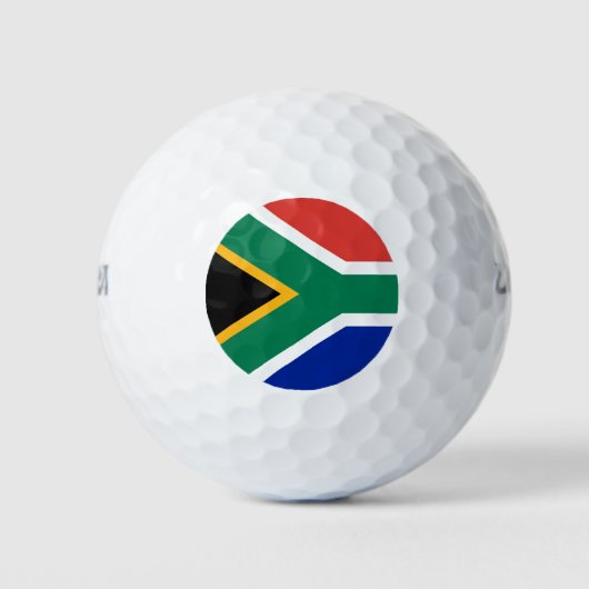 Zuid-Afrikaanse vlag Golfballen (Voorkant)