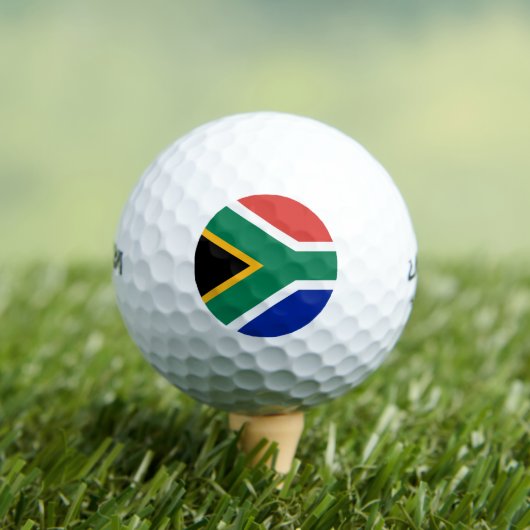 Zuid-Afrikaanse vlag Golfballen (Insitu Shirt)