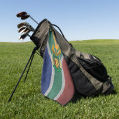 Zuid-Afrikaanse vlag Golfhanddoek (Groen)