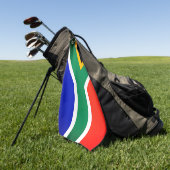 Zuid-Afrikaanse Vlag Golfhanddoek (Groen)