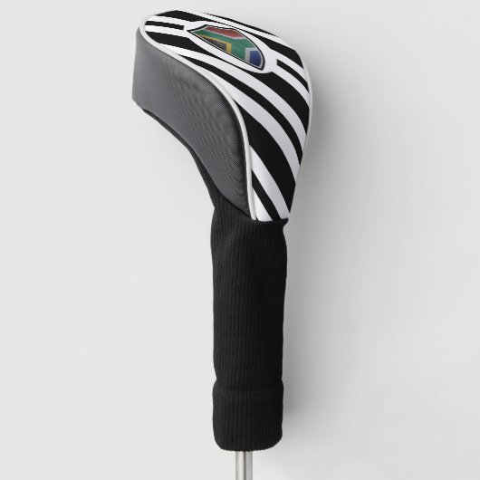 Zuid-Afrikaanse vlag Golfheadcover (Schuin)