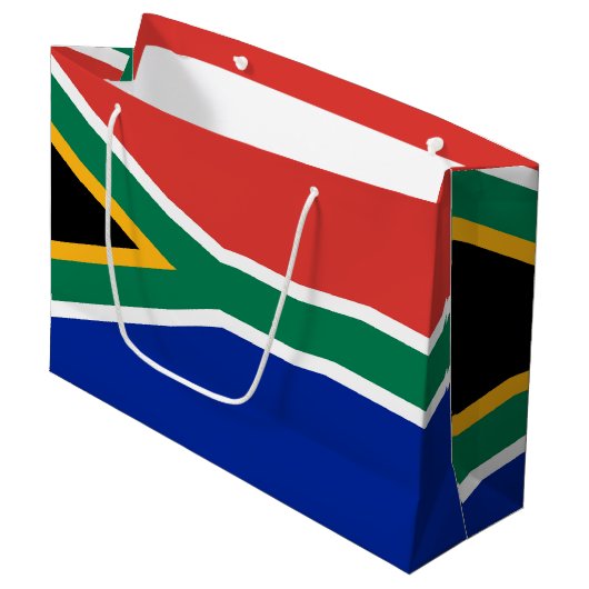Zuid-Afrikaanse vlag Groot Cadeauzakje (Voorkant Gekanteld)