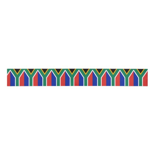 Zuid-Afrikaanse vlag Grosgrain Lint (Voorkant)