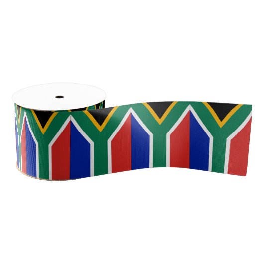 Zuid-Afrikaanse vlag Grosgrain Lint (Spoel)