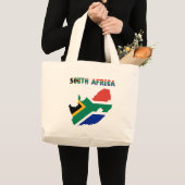 Zuid-Afrikaanse vlag Grote Tote Bag (Voorkant (product))