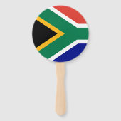 Zuid-Afrikaanse vlag Handwaaier (Achterkant)