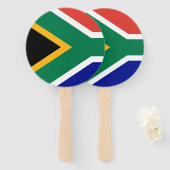 Zuid-Afrikaanse vlag Handwaaier (Voorkant en achterkant)