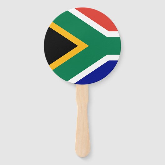 Zuid-Afrikaanse vlag Handwaaier (Voorkant)
