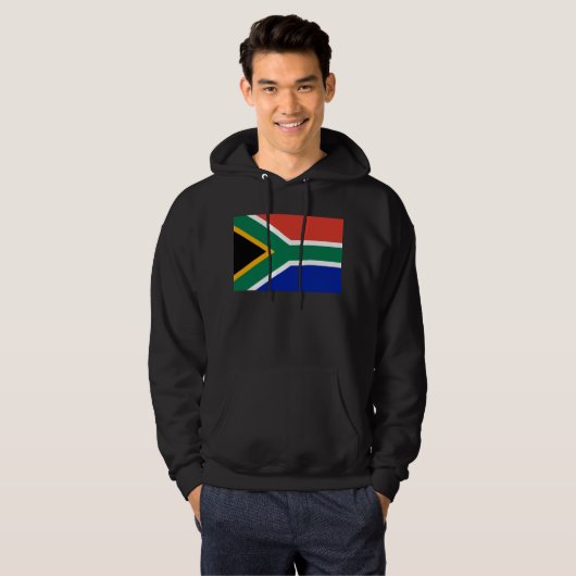 zuid - afrikaanse vlag hoodie (Voorkant volledig)